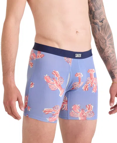 SAXX MEN'S VIBE XTRA SLIM-FIT PRINTED BOXER BRIEFS