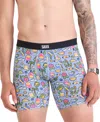 Saxx Assorted 3-pack Ultra Super Soft Boxer Briefs In Pickleball Paradise-blue