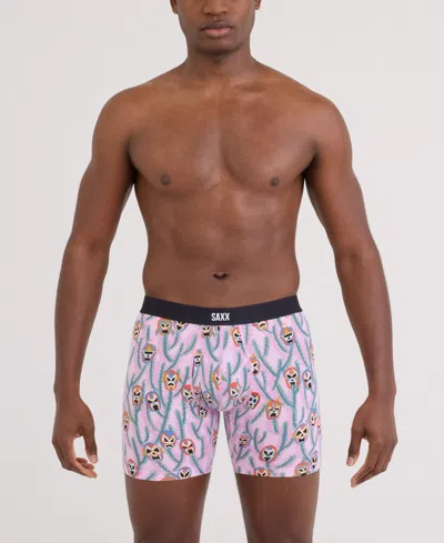 Saxx Vibe Xtra Soft Comfort Boxer Briefs In White