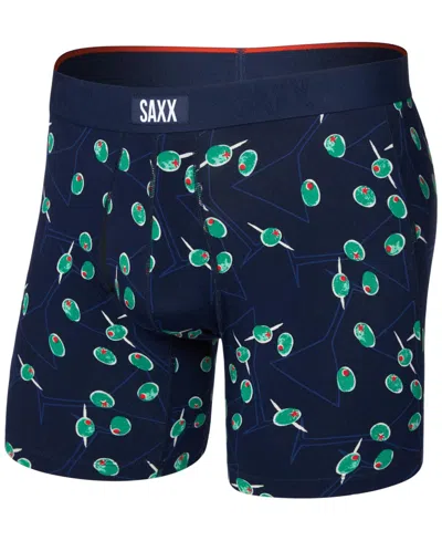SAXX MEN'S XTRA SLIM-FIT VIBE PRINTED BOXER BRIEFS