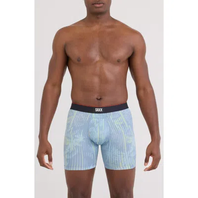 Saxx Multisport Mesh Boxer Briefs In Blue