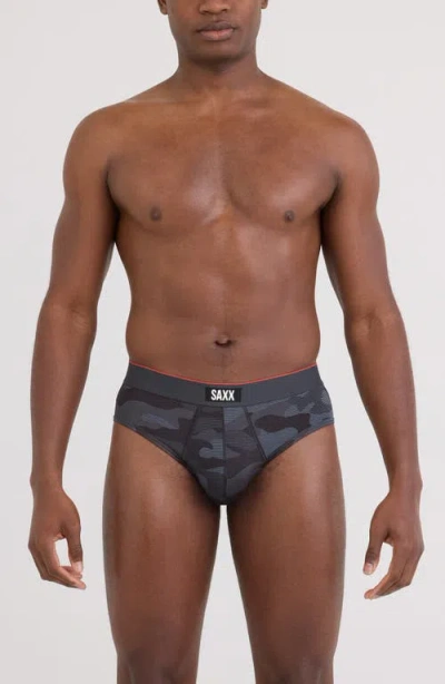 Saxx Multi-sport Mesh Briefs In Gray
