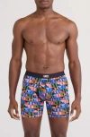 Saxx Multisport Performance Mesh Boxer Briefs In Blue