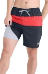 SAXX OH BUOY COLORBLOCK VOLLEY SWIM TRUNKS