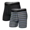Saxx Quest Quick Dry 2-pack Mesh Boxer Briefs In Multi