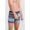 Saxx Quest Quick Dry Mesh Boxer Briefs In Blue