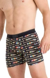 Saxx Quest Quick Dry Mesh Slim Fit Boxer Briefs In Black