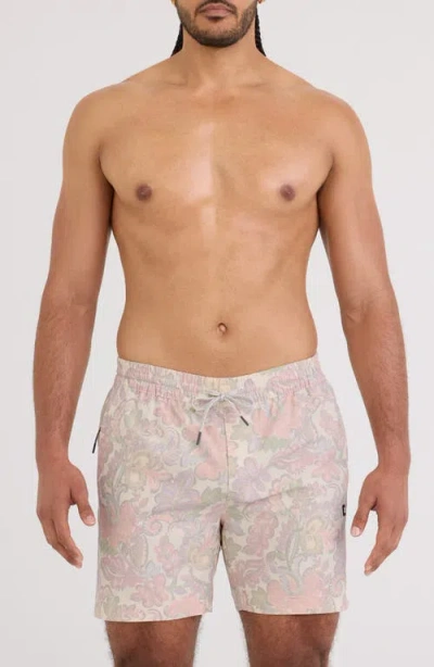 Saxx Sea To Shore 2n1 6-inch Volley Swim Trunks In Multi