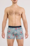 Saxx Smooth Luxe Micro Modal Boxer Briefs In Multi