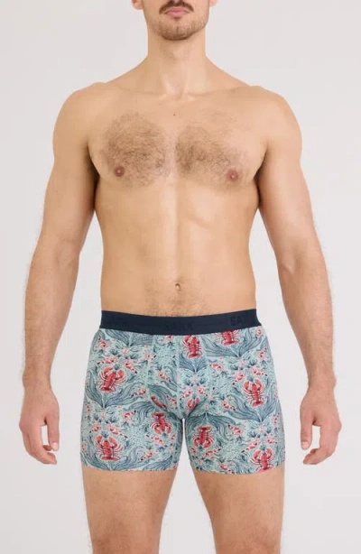 Saxx Smooth Luxe Micro Modal Boxer Briefs In Multi