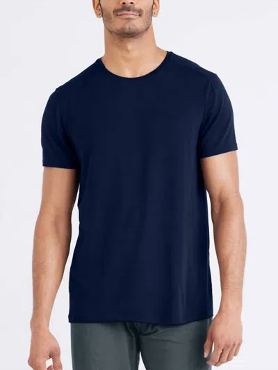 SAXX SNOOZE SHORT SLEEVE TEE IN MARITIME