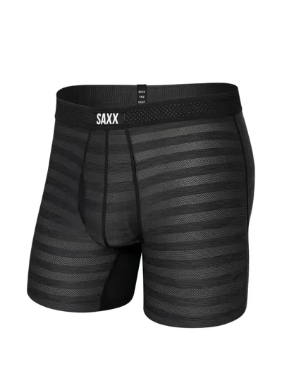 Saxx Striped Briefs In Black
