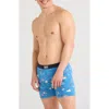 Saxx Ultra Soft Relaxed Fit Boxer Briefs In Seas The Day-lake Blue