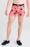 Saxx Ultra Super Soft 2-pack Relaxed Fit Boxer Briefs In Sunrise Sunset/check
