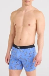 Saxx Ultra Super Soft Boxer Briefs In Disc Dogs-sail Blue