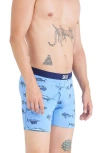 Saxx Ultra Super Soft Relaxed Fit Boxer Briefs In Fish On-sa
