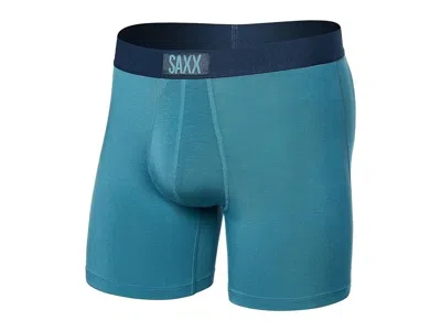 Saxx Vibe Super Soft Boxer Brief Underwear Mens Hydro Blue Stretch Buu1097