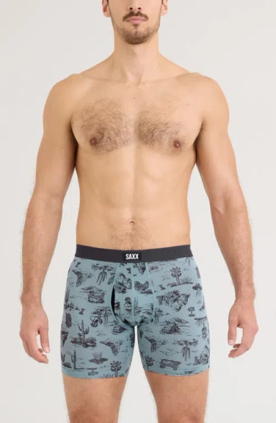 Saxx Vibe Xtra Assorted 2-pack Boxer Briefs In Blue