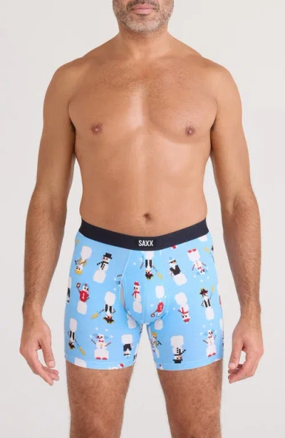Saxx Vibe Xtra Assorted 2-pack Boxer Briefs In Frosty The Gamer/blk