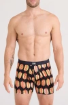 Saxx Vibe Xtra Boxer Briefs In Burgundy