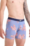 Saxx Vibe Xtra Boxer Briefs In Lobster Boil-tidal Blue