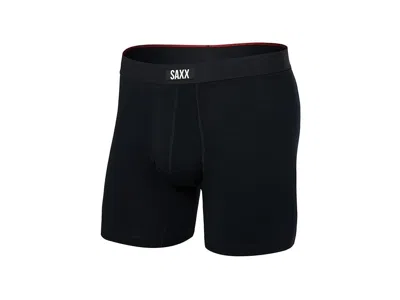 SAXX SAXX VIBE XTRA BOXER BRIEFS UNDERWEAR MENS BLACK ELASTIC WAIST BUU933