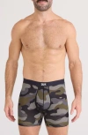 Saxx Vibe Xtra Soft Comfort Boxer Briefs In Black