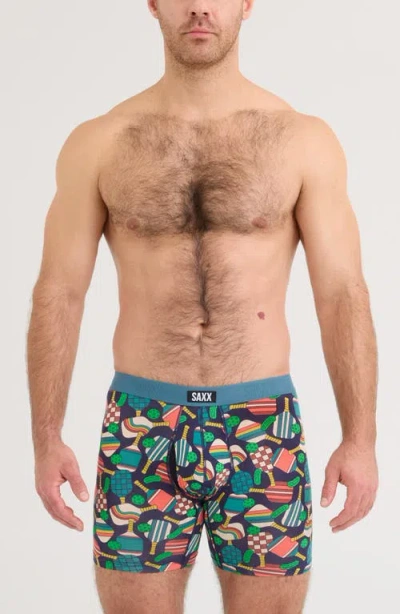 Saxx Vibe Xtra Soft Comfort Boxer Briefs In Multi