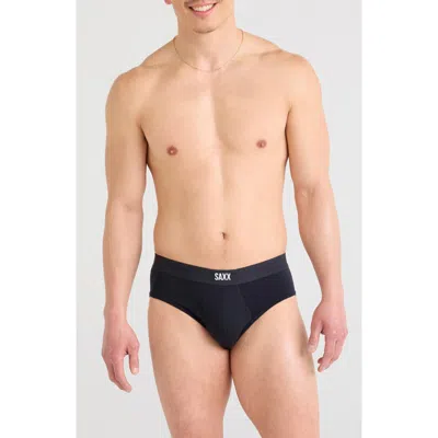 Saxx Vibe Xtra Soft Comfort Briefs In Black