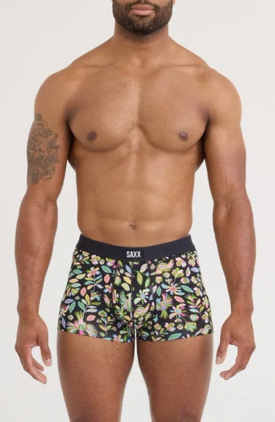 Saxx Vibe Xtra Soft Comfort Trunks In Animal Print