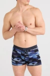 Saxx Vibe Xtra Soft Comfort Trunks In Blue