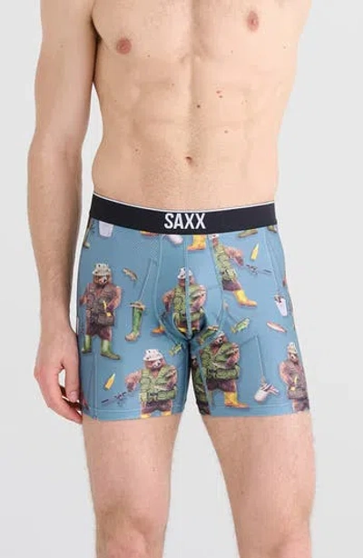 SAXX SAXX VOLT BREATHABLE MESH BOXER BRIEFS 