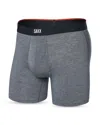 Saxx Vibe Extra Super Soft Boxer Briefs In Gray