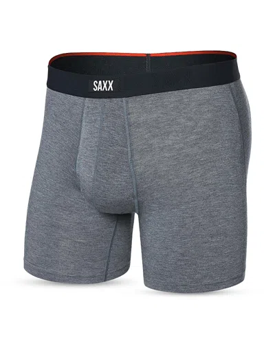 Saxx Vibe Extra Super Soft Boxer Briefs In Gray