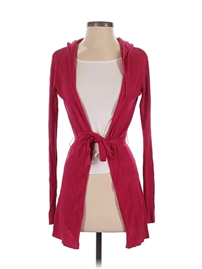 Pre-owned Say What Cardigan Sweater In Red
