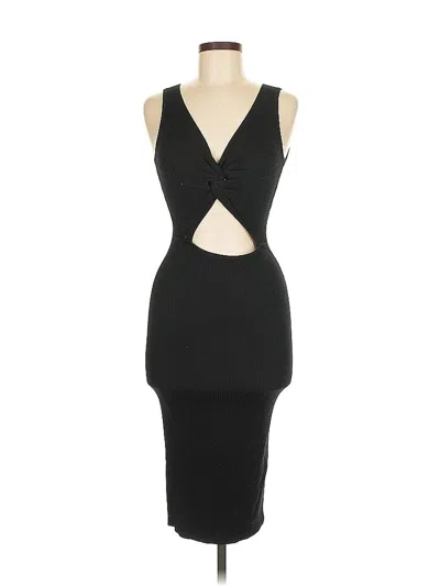Pre-owned Say What Cocktail Dress In Black