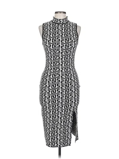 Pre-owned Say What Cocktail Dress In Black