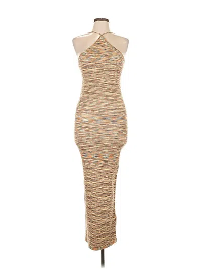 Pre-owned Say What Cocktail Dress In Brown