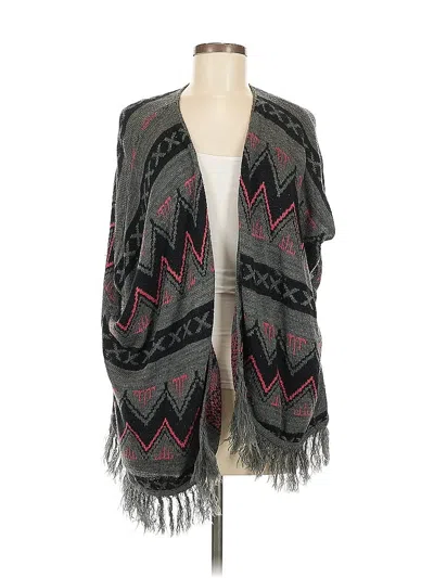 Pre-owned Say What Kimono In Gray