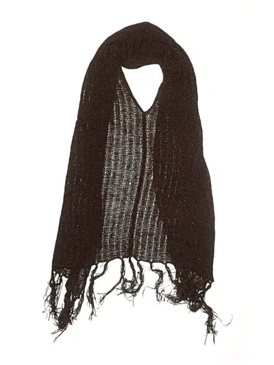 Pre-owned Say What Scarf In Brown