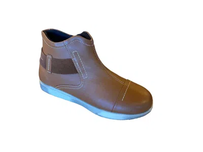 Saydo Women's Zylo Ankle Boot In Nappa Cuoio In Brown