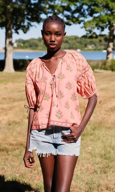 Saylor Adora Blouse In Multicolor Floral