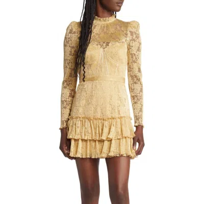 Saylor Adria Dress In Gold