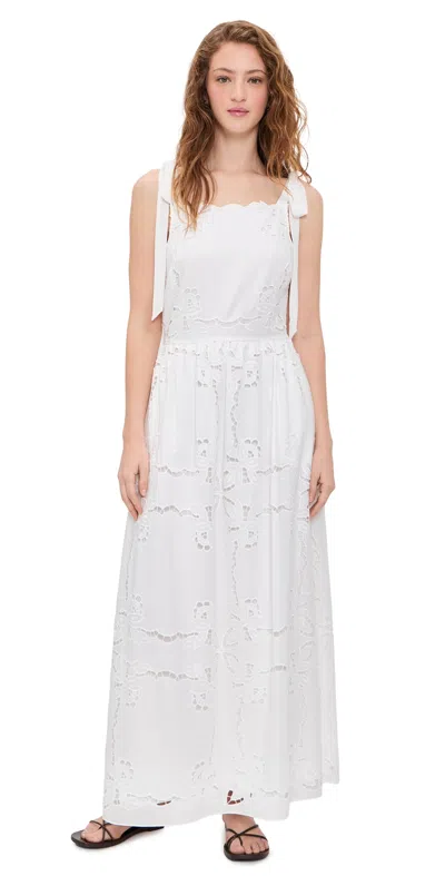 Saylor April Dress White