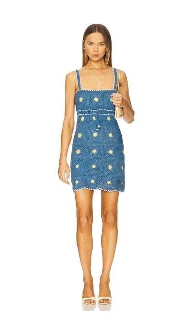 Saylor Aster Dress In Bluebird