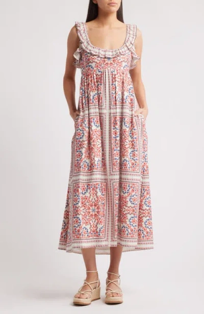 Saylor Bethanne Floral Sundress In Pink Multi