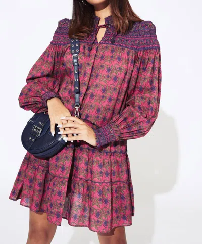 Saylor Bettie Mini Dress In Multi In Pink