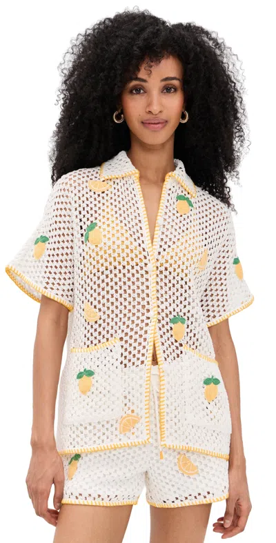 Saylor Blithe Two Piece Set Bright White