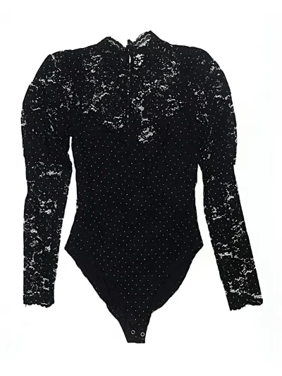 Pre-owned Saylor Bodysuit In Black