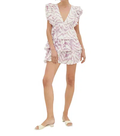 Saylor Callista Dress In Lavender In Purple